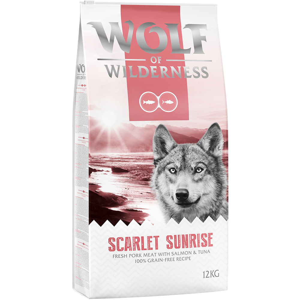 Wolf of Wilderness Adult "Scarlet Sunrise", łosoś i tuńczyk - 12 kg