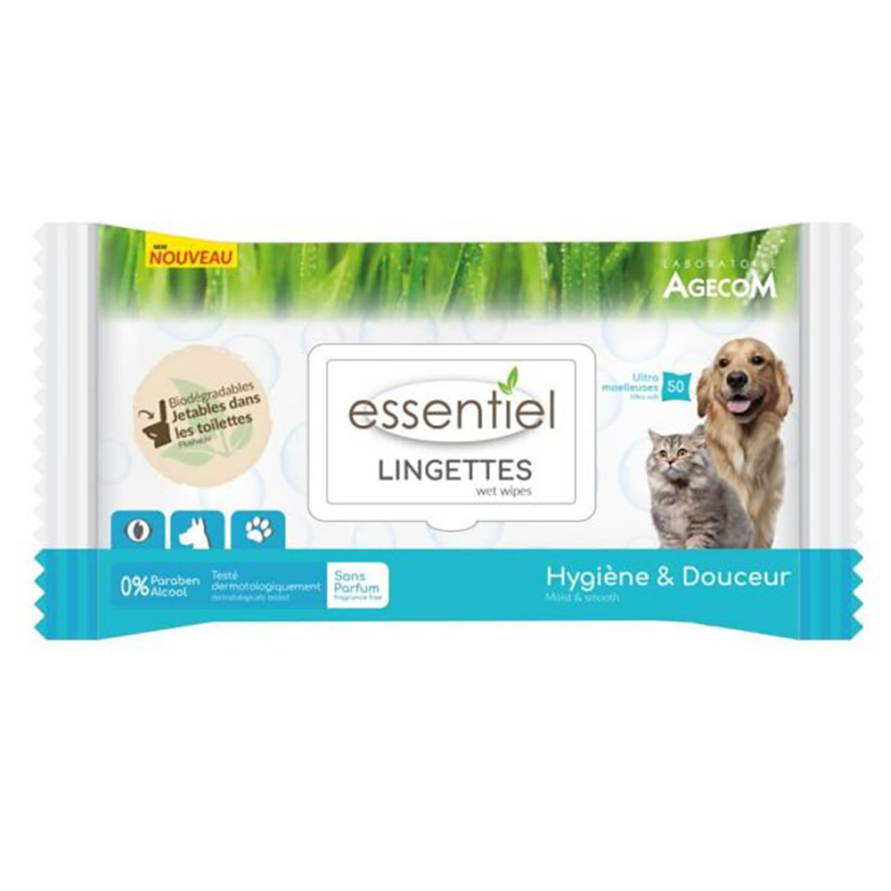Chusteczki bezzapachowe Essential  - 50 chusteczek miniaturka