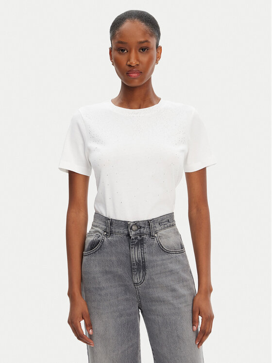 Marciano Guess T-Shirt 5RGI02 6298A Biały Regular Fit