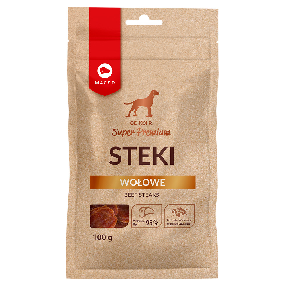 Maced Super Premium, steki wołowe - 100 g