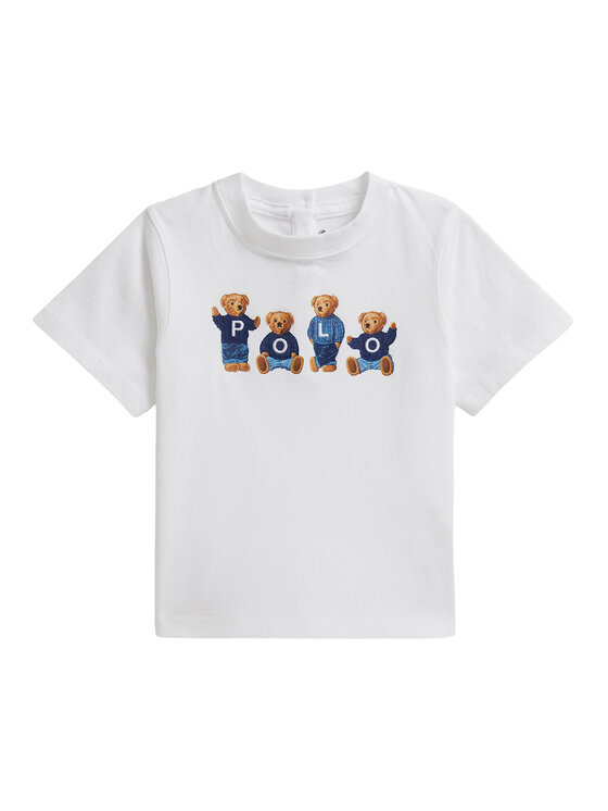 Polo Ralph Lauren T-Shirt 310A11851001 Biały Regular Fit