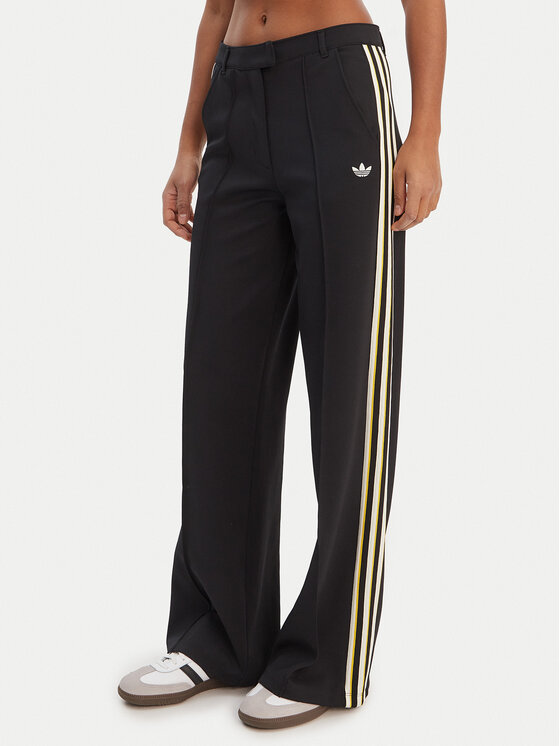 adidas Spodnie materiałowe Sport Tailored KD2963 Czarny Wide Leg