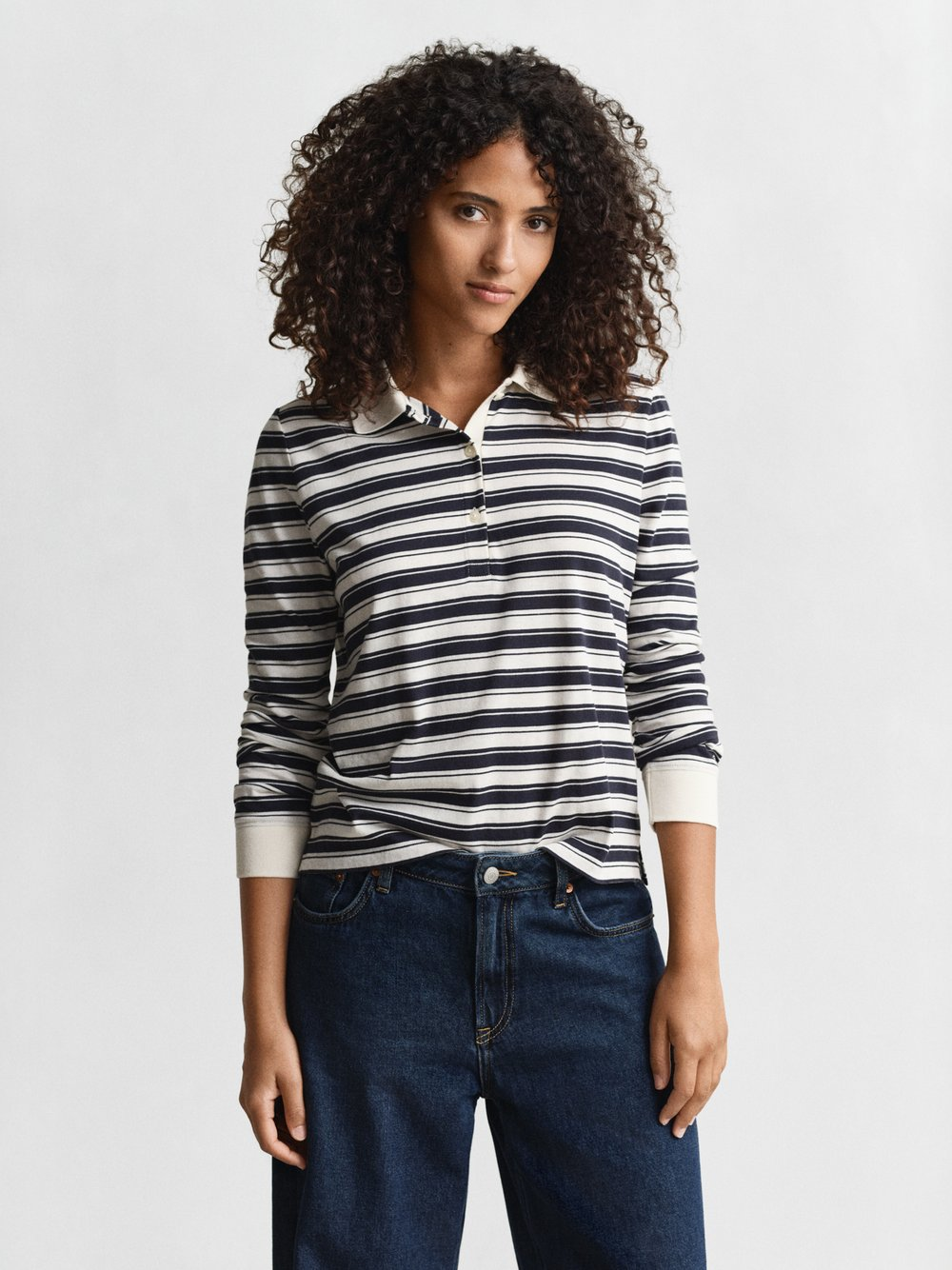 Gant Damska koszulka polo Kobiety Bawełna niebieski|biały, XL