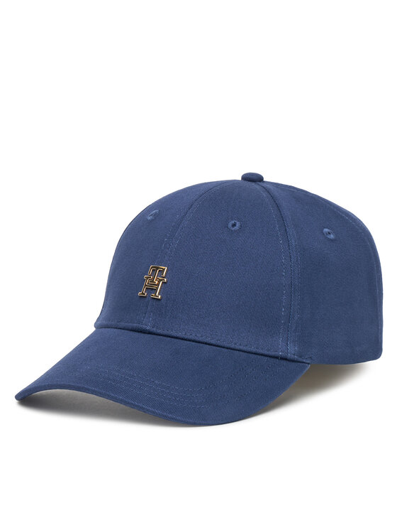 Tommy Hilfiger Czapka z daszkiem Elevated Chic AW0AW17631 Granatowy