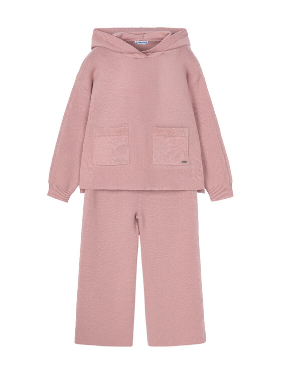 Mayoral Dres 4580 Różowy Relaxed Fit