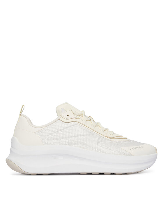 Calvin Klein Sneakersy Chunky Runner Laceup Hf Blst Ny HW0HW03111 Biały