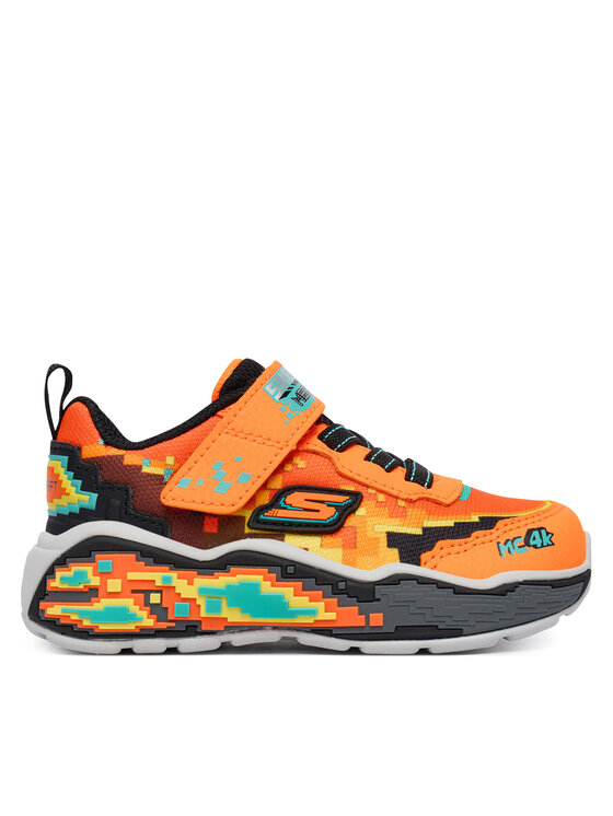 Skechers Sneakersy Mega Scene 402162N/ORBK Pomarańczowy