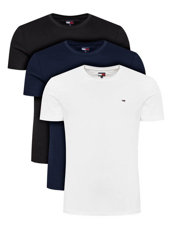 Tommy Jeans Komplet t-shirtów DM0DM21579 Kolorowy Regular Fit