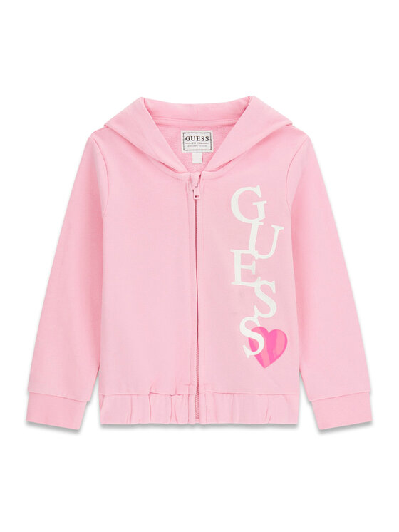 Guess Bluza K6RQ01 KA6R4 Różowy Regular Fit