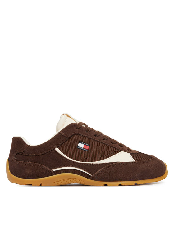 Tommy Jeans Sneakersy Archive '97 Lite Sued EN0EN02997 Brązowy