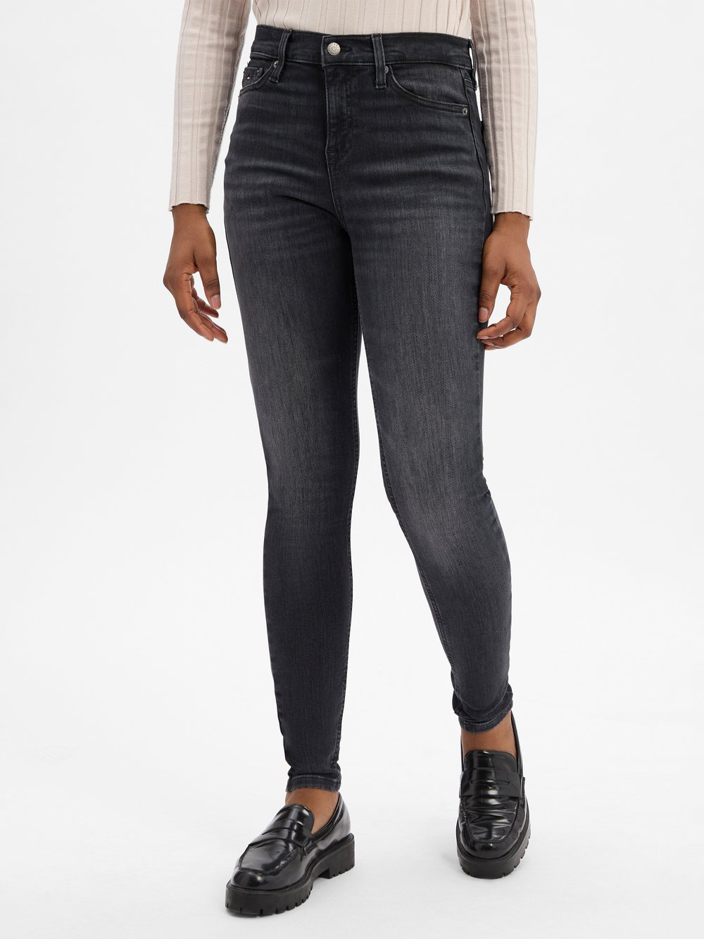 Tommy Jeans Dżinsy skinny - Nora Kobiety czarny, 30-32