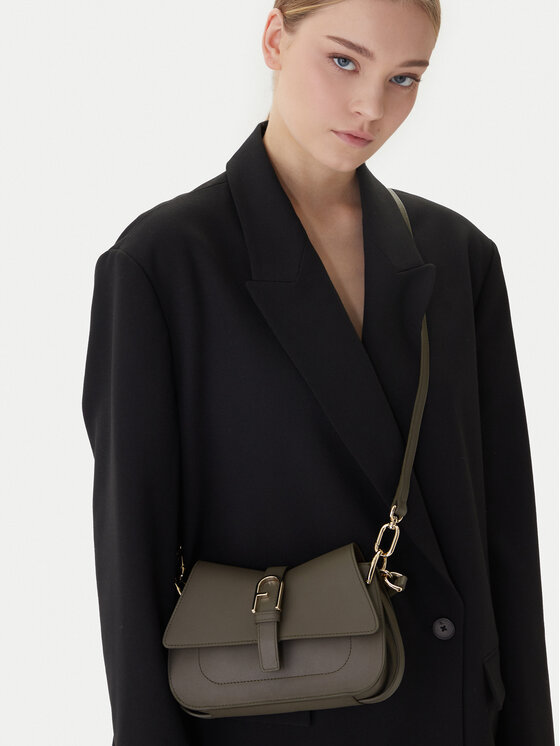 Furla Torebka Flow Mini Top Handle WB01032-BX2045-2810S-1007 Zielony