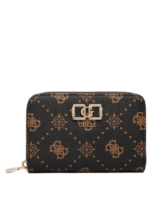 Guess Portfel Emelie Logo Slg SWGP99 28140 Brązowy