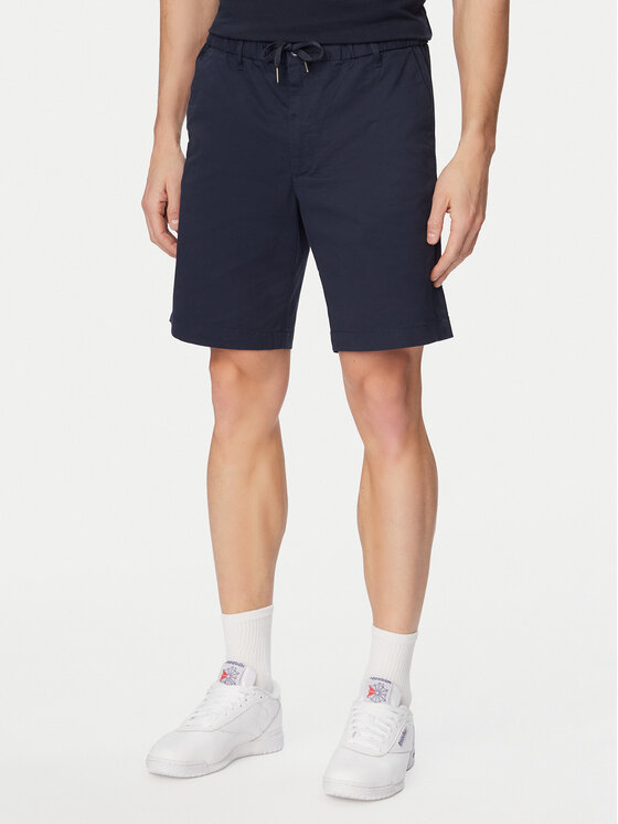 Jack & Jones Szorty materiałowe Jaiden Rocco 12292831 Granatowy Regular Fit