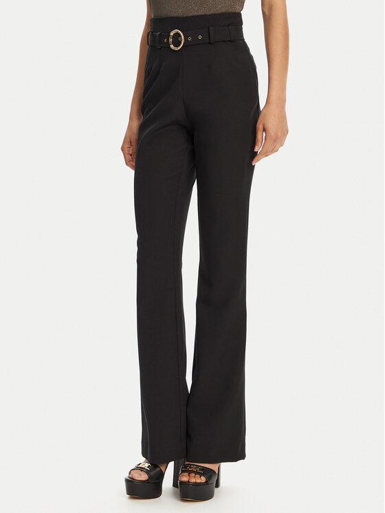 Just Cavalli Spodnie materiałowe 78PAA130 Czarny Slim Fit