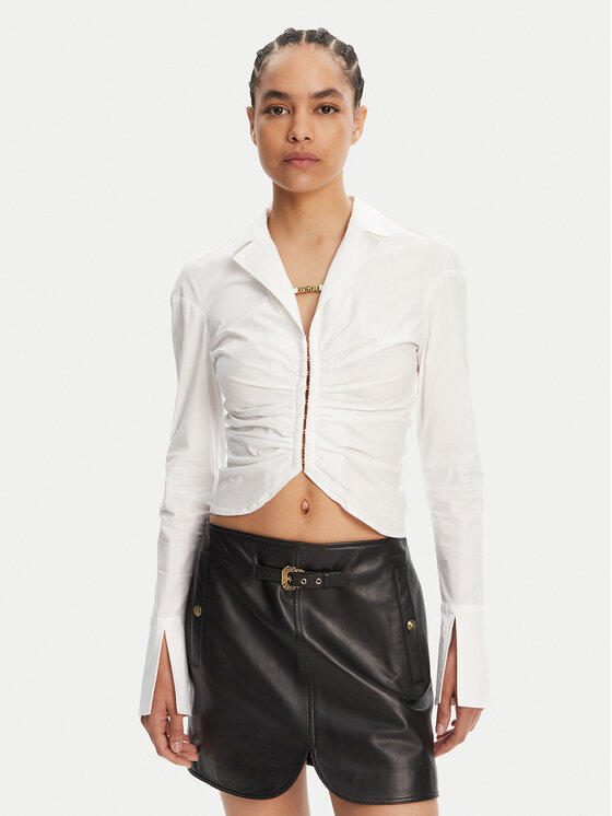 Versace Jeans Couture Koszula 78HAL203 Biały Slim Fit