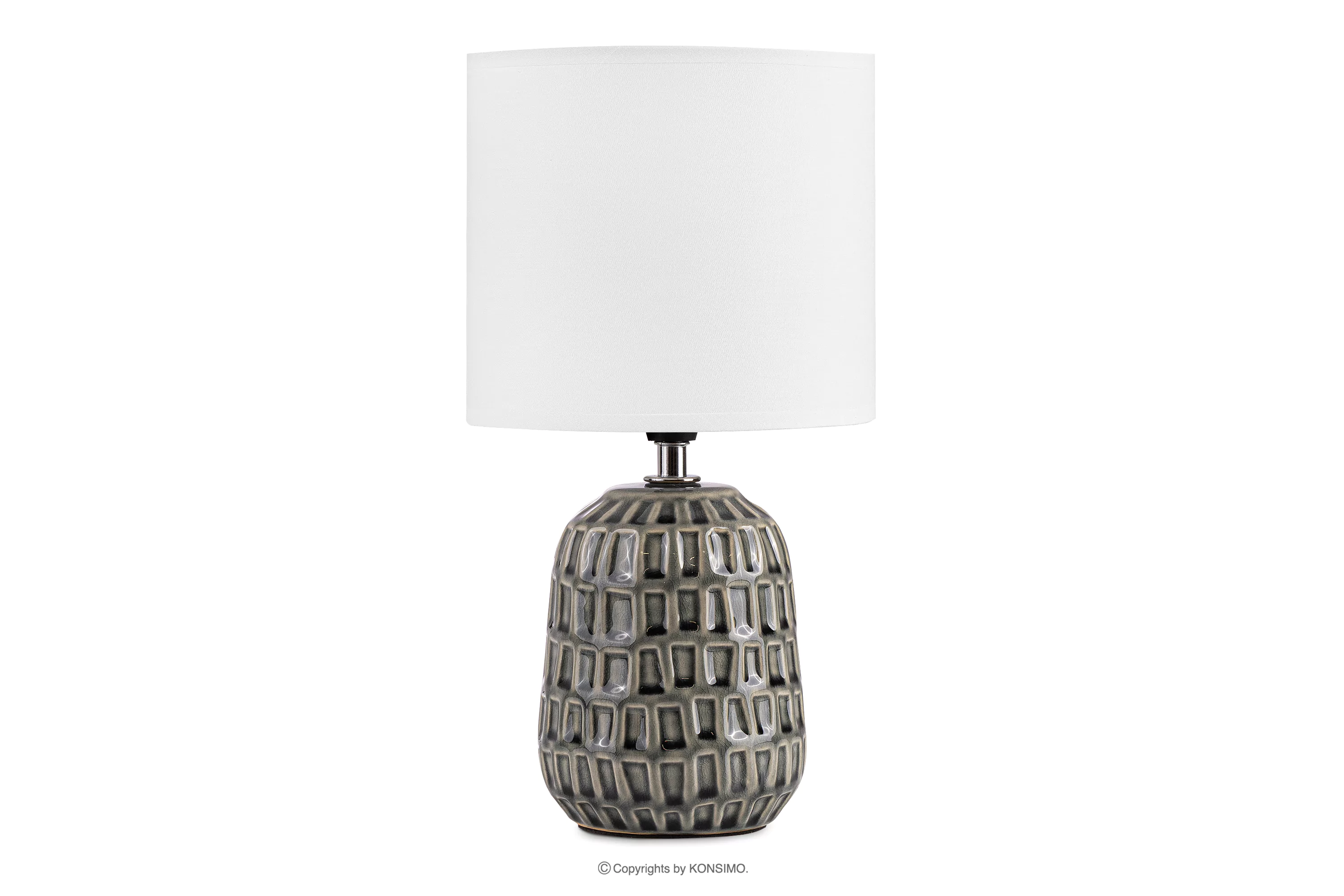 Lampa stołowa boho szary STANDI