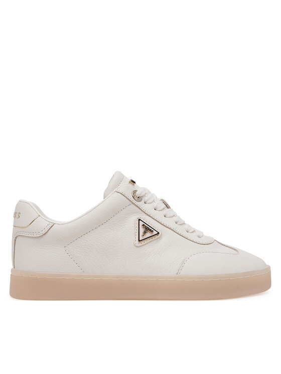 Guess Sneakersy FLJJAZ LEA12 Beżowy
