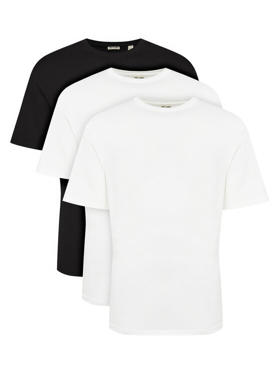 Only & Sons Komplet t-shirtów Jeff 22034550 Biały Relaxed Fit