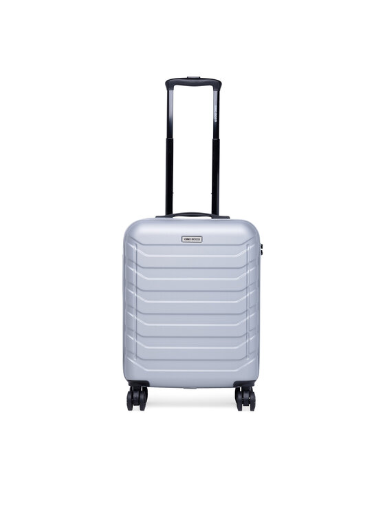 GINO ROSSI Walizka kabinowa CEO-GIN-S-003-05-SILVER3 Srebrny