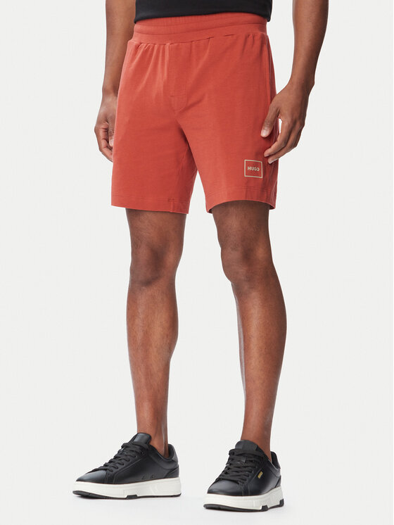 HUGO Szorty sportowe Laze 50525247 Czerwony jasny Regular Fit