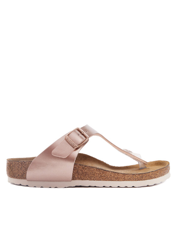 Birkenstock Japonki Gizeh 1012526M Różowe złoto