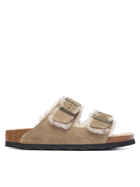 Birkenstock Klapki Arizona Shearling 1028293 Beżowy
