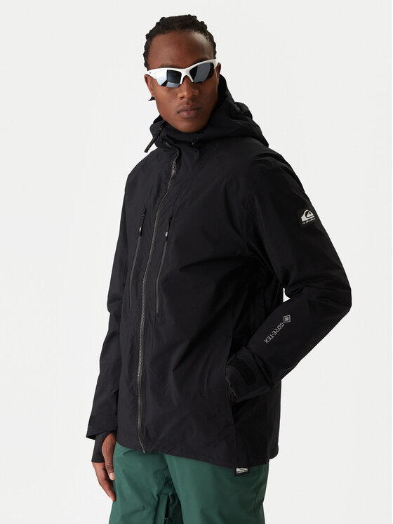 Quiksilver Kurtka snowboardowa Pro Path Stretch Goretex Jk EQYTJ03508 Czarny Modern Fit