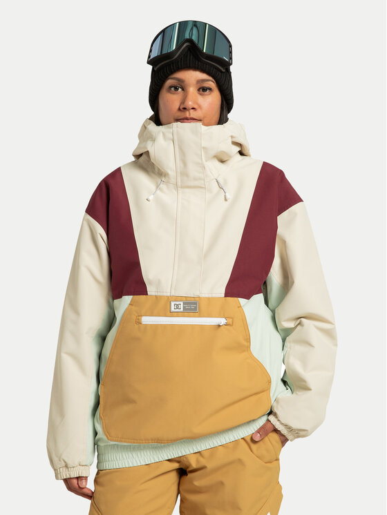 DC Shoes Kurtka anorak Chalet ADJTJ03053 Beżowy Regular Fit miniaturka