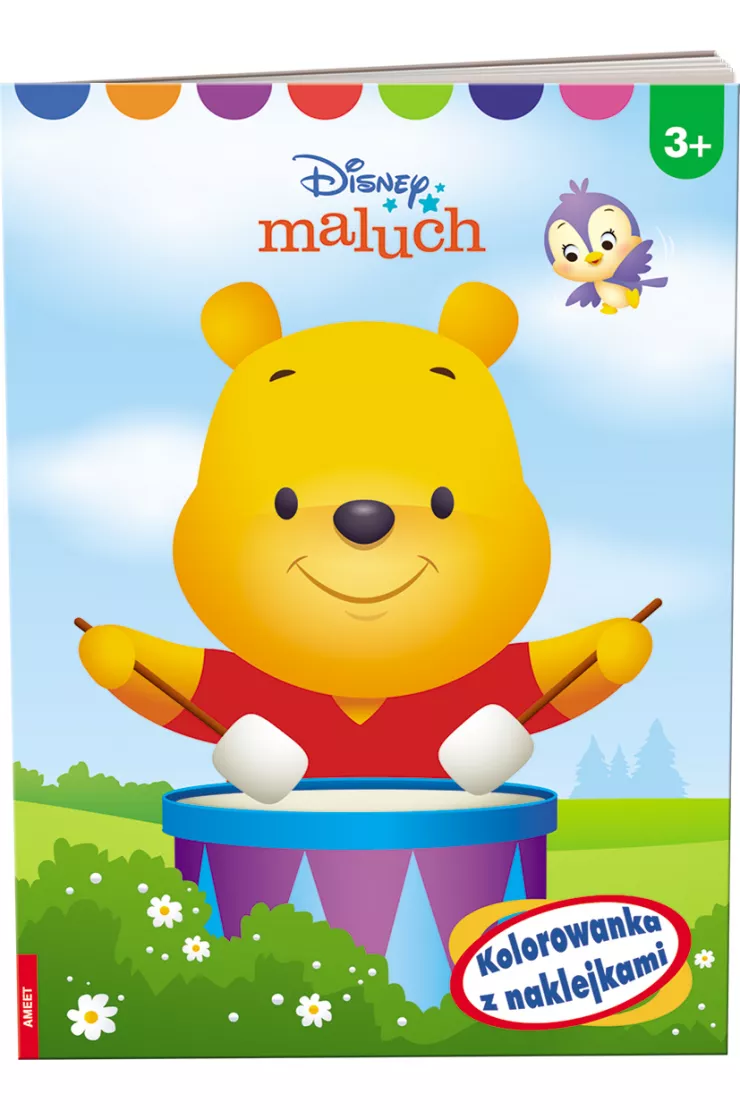Disney maluch. Kolorowanka z naklejkami