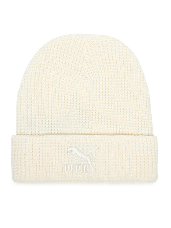Puma Czapka Classics Mid Fit Beanie 025677 02 Écru