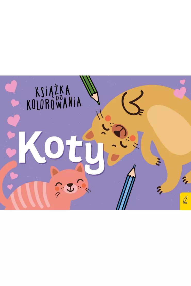 Książka do kolorowania. Koty