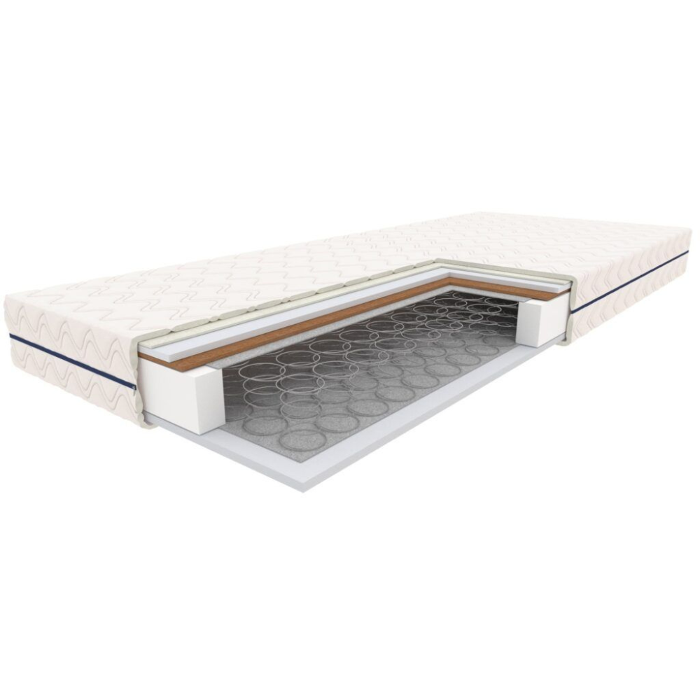 Materac Polaris Optimum Na Stelażu 100x200 cm sprężyny, kokos, H4 twardy