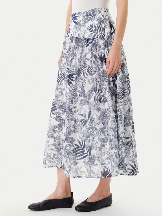United Colors Of Benetton Spódnica maxi 4ENDD004R Niebieski Relaxed Fit