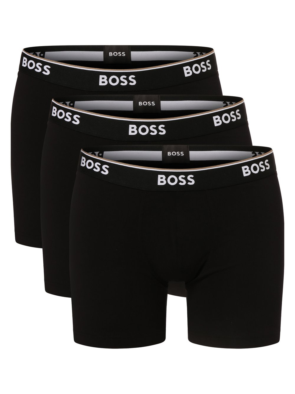 BOSS Obcisłe bokserki pakowane po 3 szt. Mężczyźni Bawełna czarny, XL