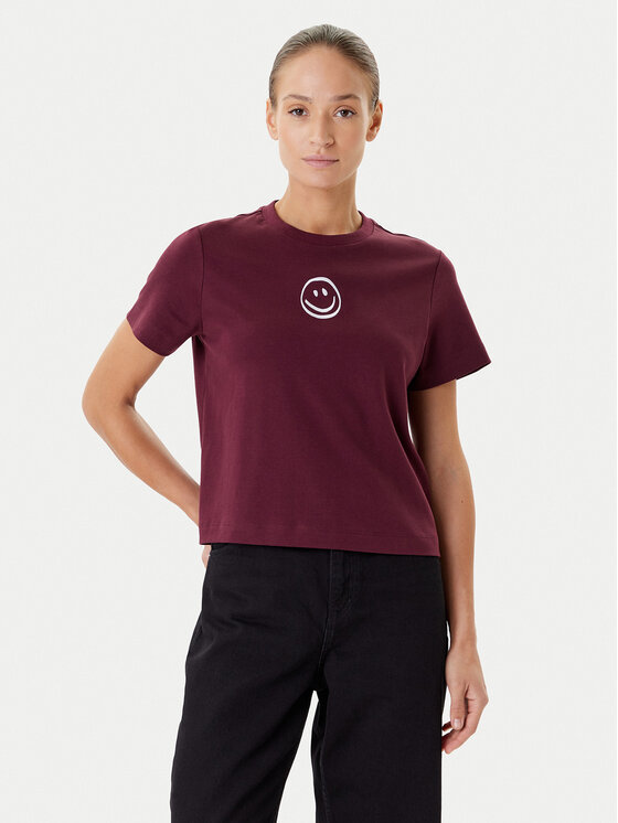 Vero Moda T-Shirt Sara 10311633 Fioletowy Regular Fit