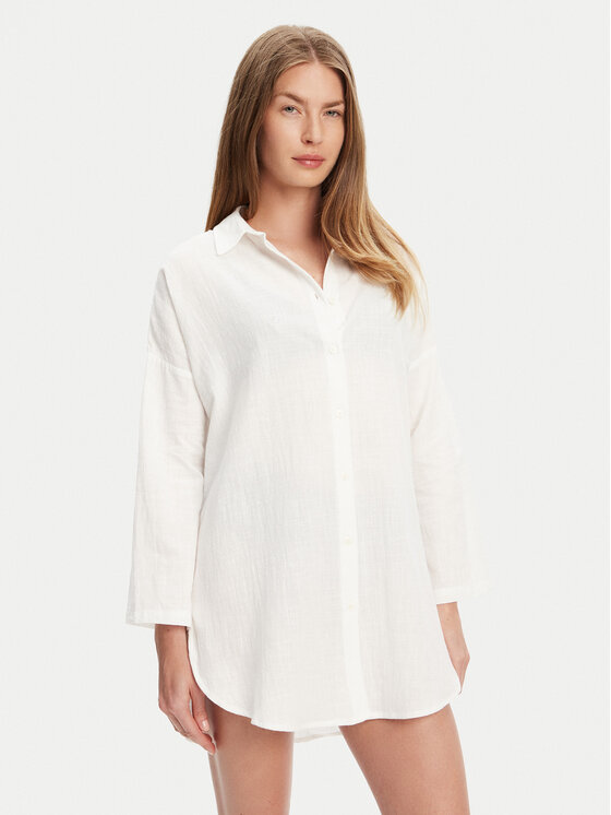 Ysabel Mora Koszula 86148 Biały Relaxed Fit