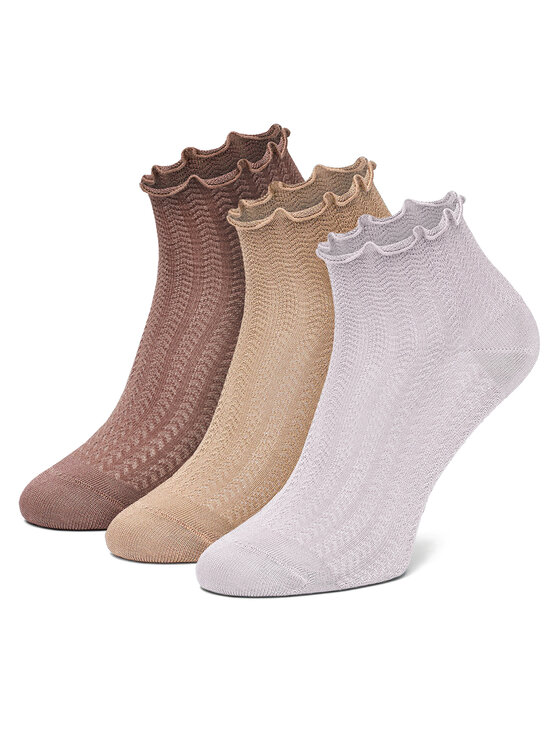 Nine West Skarpety długie KR_NW_LETIZIA_Z_SS25 (3 PACK) Kolorowy
