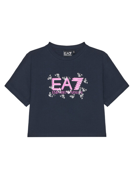 EA7 Emporio Armani T-Shirt 7G000151 AF10373 UB102 Granatowy Regular Fit