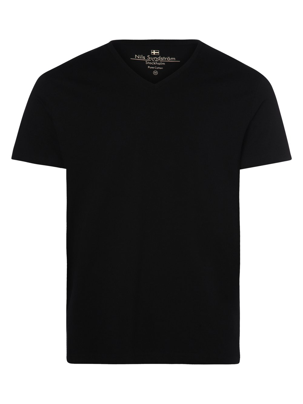 Nils Sundström T-shirt męski Mężczyźni Dżersej czarny, XXXL