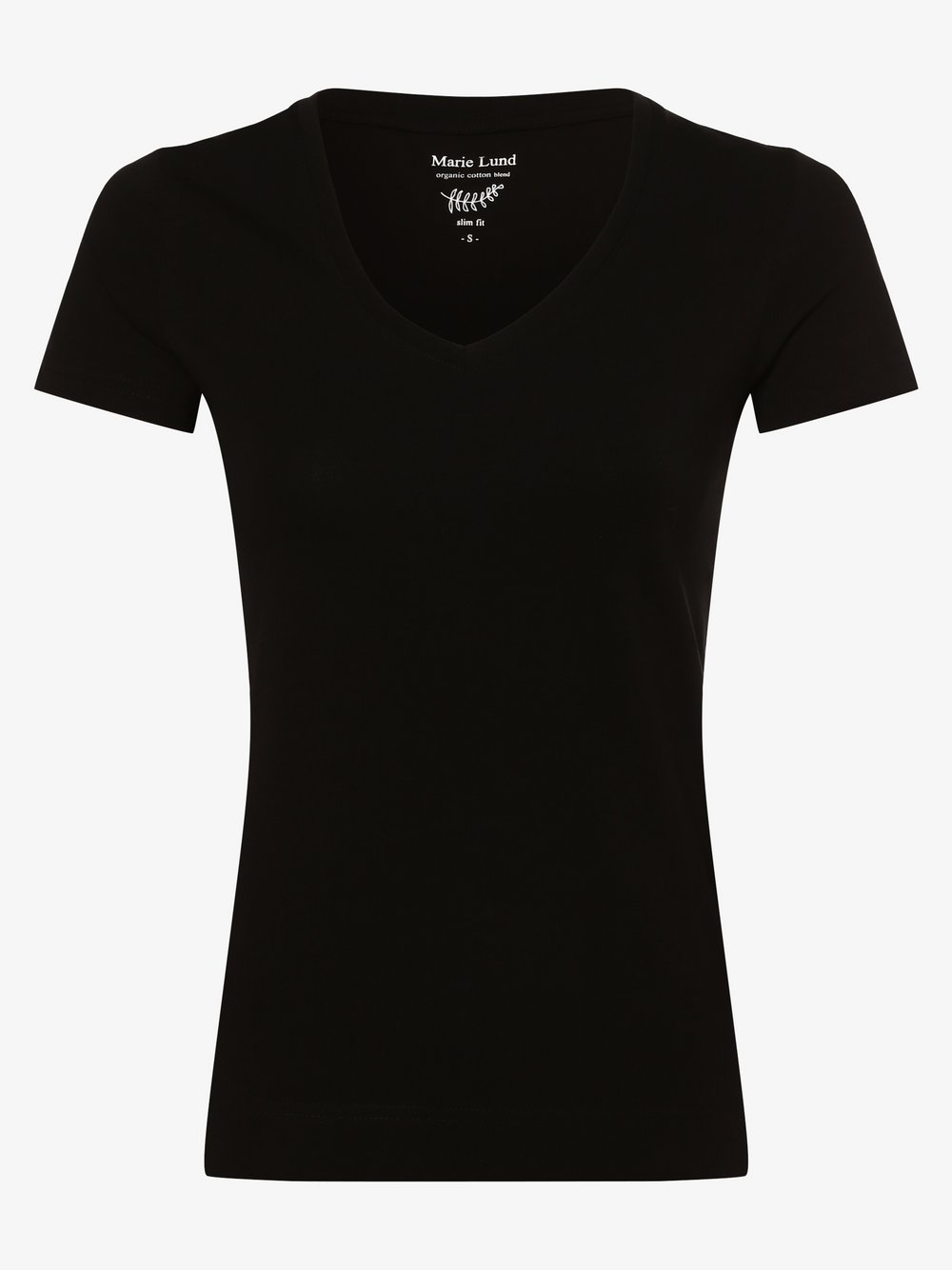 Marie Lund T-shirt damski Kobiety Bawełna czarny, XXXL