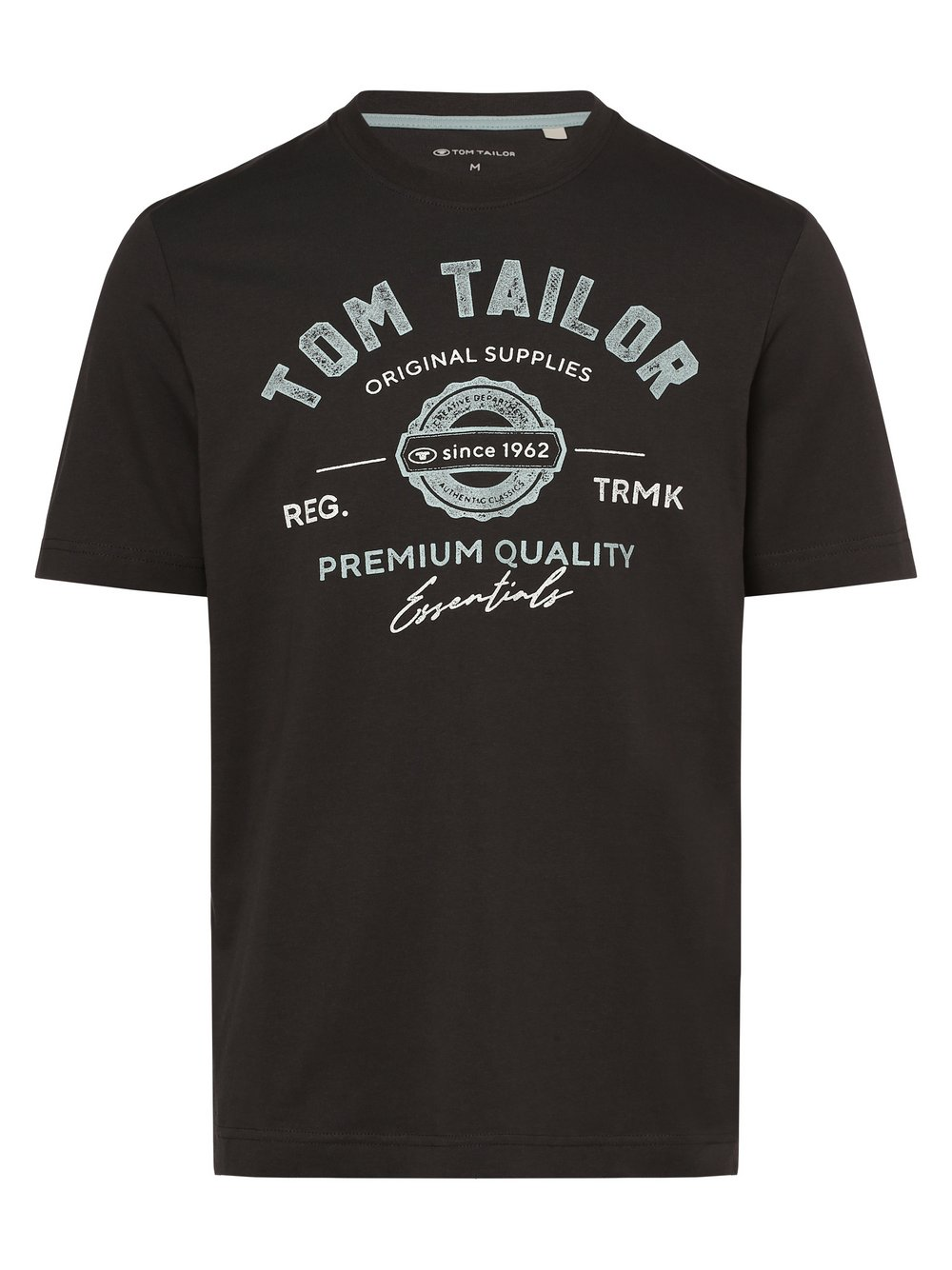 Tom Tailor T-shirt męski Mężczyźni Bawełna szary, L