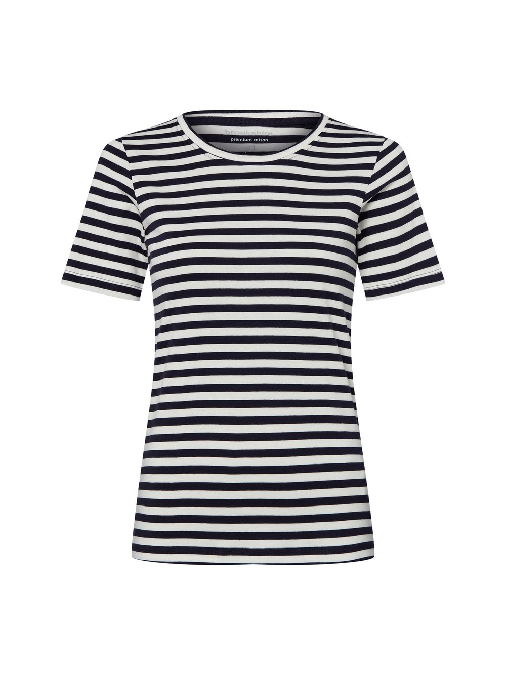 brookshire T-shirt damski Kobiety Bawełna niebieski|biały, S