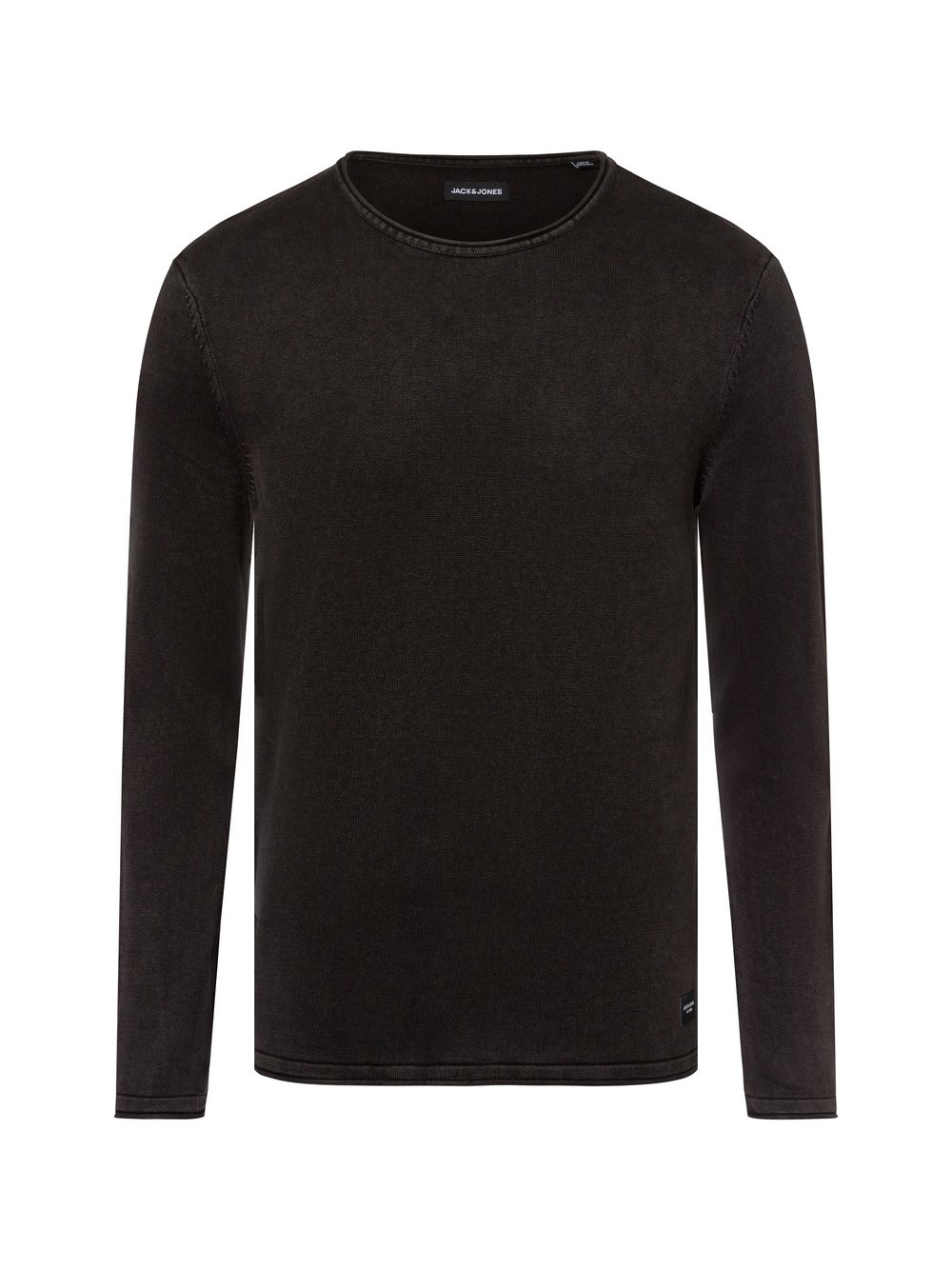 Jack & Jones Męski sweter z dzianiny - JJEleo Mężczyźni Bawełna szary, S