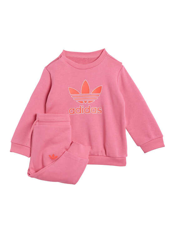adidas Dres Trefoil JY0137 Różowy Regular Fit