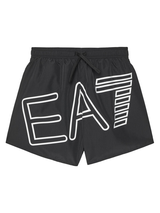 EA7 Emporio Armani Szorty kąpielowe 7B000109 AF17231 UC001 Czarny Regular Fit