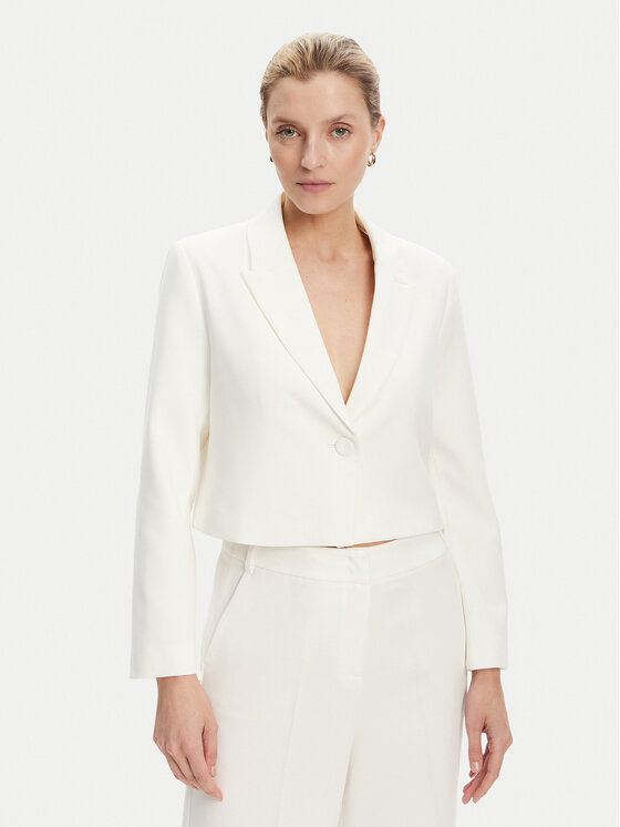 Tatuum Marynarka Reneta T2508.024 Écru Slim Fit