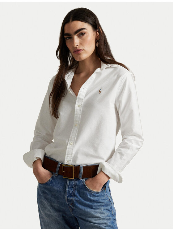 Polo Ralph Lauren Koszula 211970736001 Biały Relaxed Fit