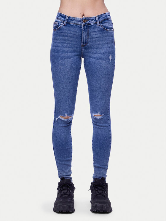 Pieces Jeansy Dana 17148021 Niebieski Skinny Fit