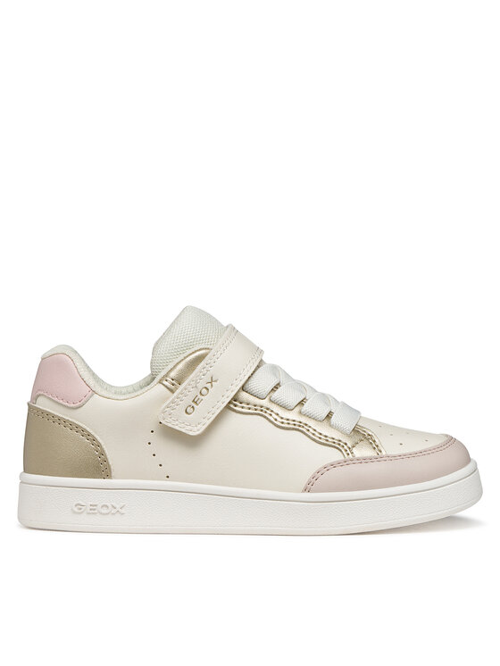 Geox Sneakersy J Eclyper Girl J65LRB 054AJ C1M2X D Écru